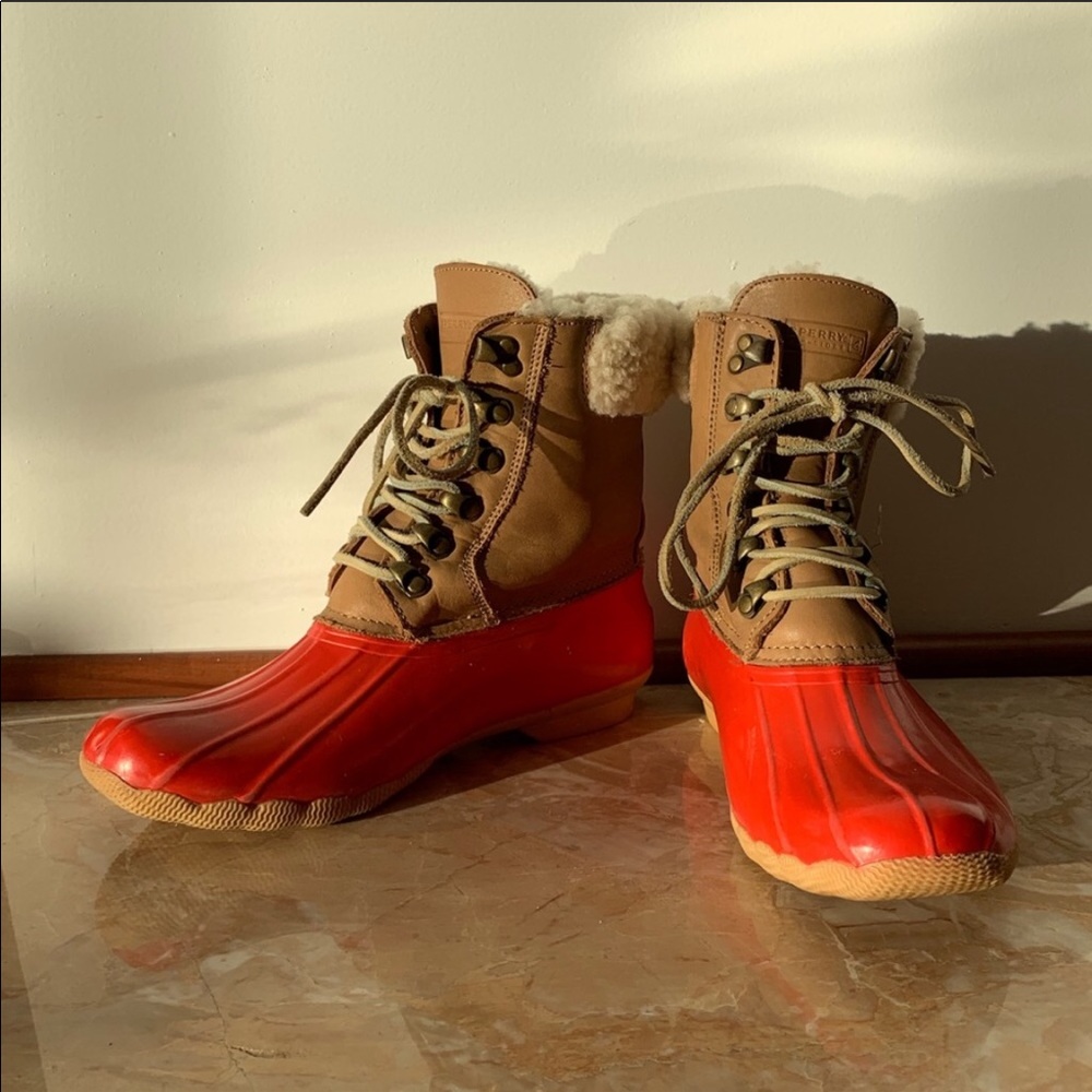 Sperry for J.Crew Sherpa Duck Boots